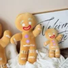 Cartoon Gingerbread Man Throw Pillow Stuffed Anime Biscuit Shrek Plushies Baby Appease Doll Pendant Cushion Sofa Bed Home Decor 3