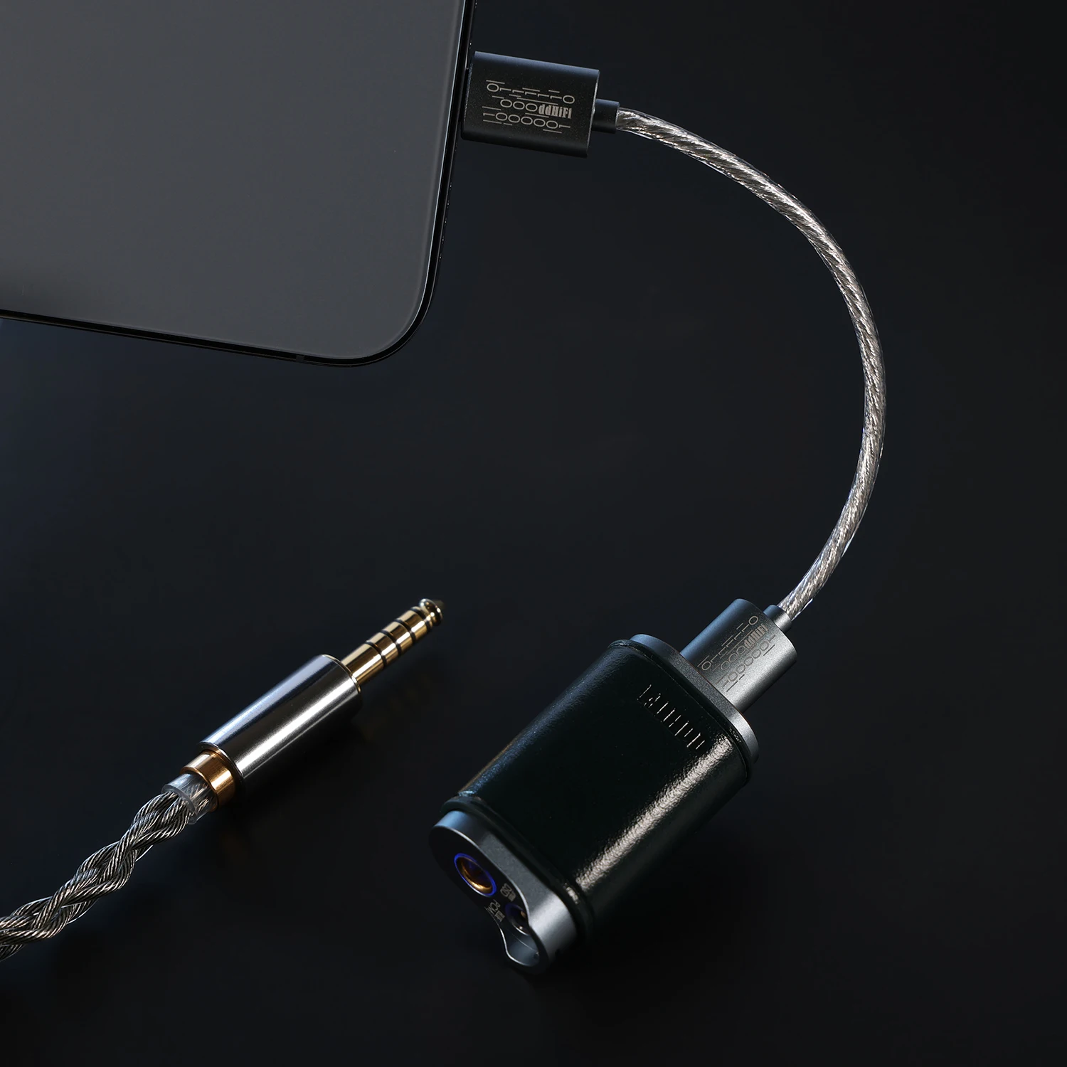 DD ddHiFi Blue TC44C USB-C/lighting DAC Amp 4.4 & 3.5 출력 CS43131 DAC 칩, 네이티브 DSD256 및 32bit/384kHz PCM