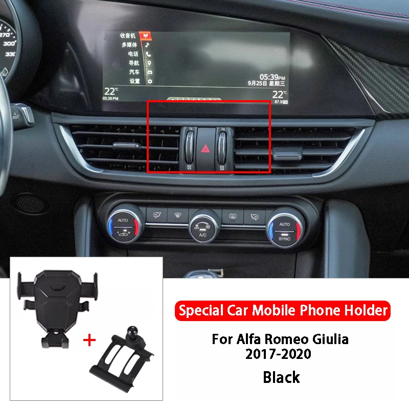 Supporto Smartphone Auto Per Alfa Romeo Stelvio 2016