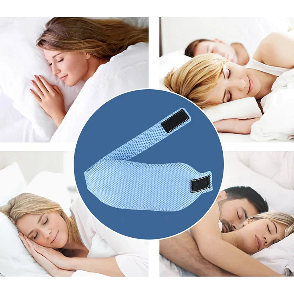 Ceinture Menton Anti Ronflement Néoprène Apnée Sommeil - Foto 7