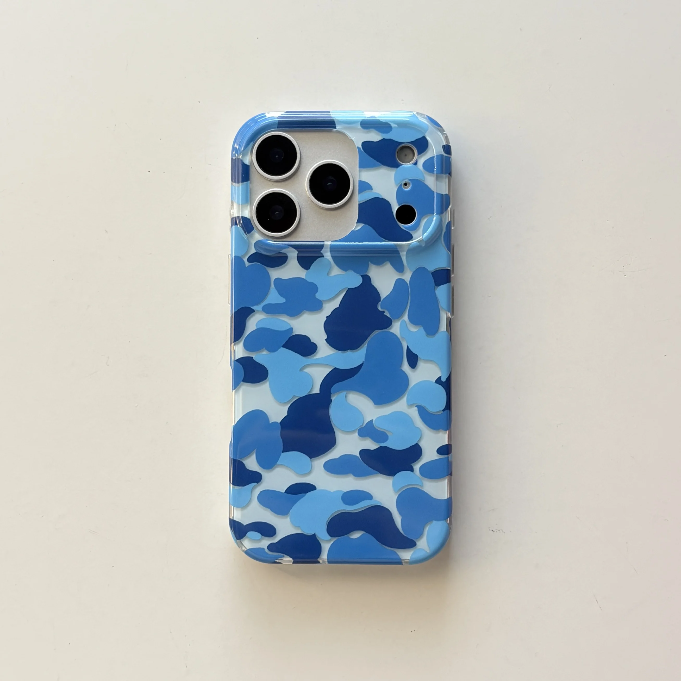 Stylish Multicolor Camouflage Glossy Phone Case