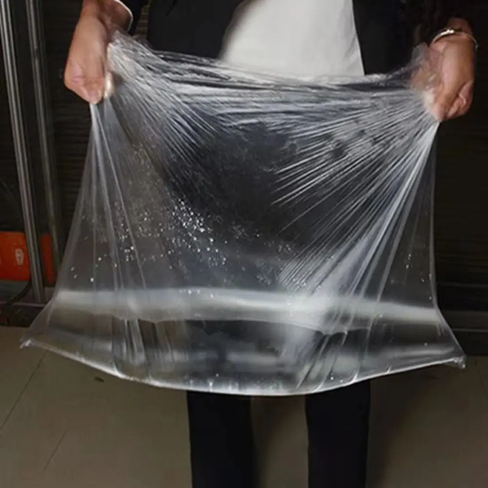 240Pcs Transparent Foot Tub Bags Thicken Heat Resistant Bath Basin Bags 65cm*50cm Waterproof Foot Tub Liners Skin Care