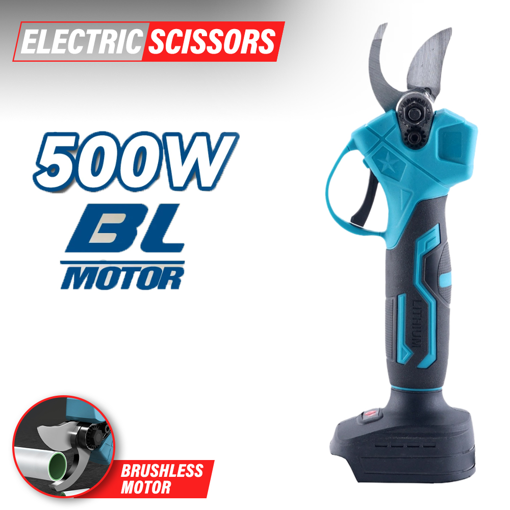 30MM Electric Pruning Shears Professional Cordless Electric Pruning Battery Powered Tree Branch Pruner Electric Garden Scissors