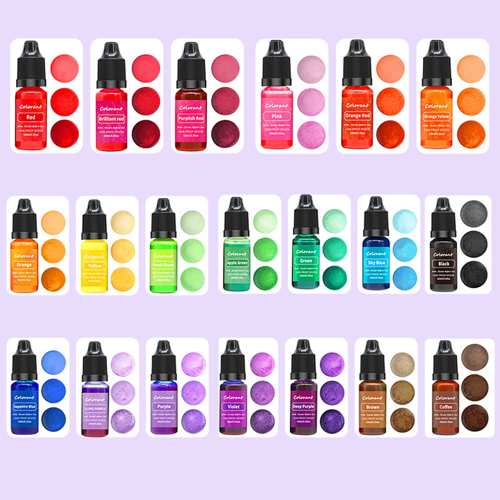 10ml Candle Dyes Pigment Liquid Colorant Wax Pigment Dye Candles Aromatherapy DIY Soap Candle Making Supplies Crafts