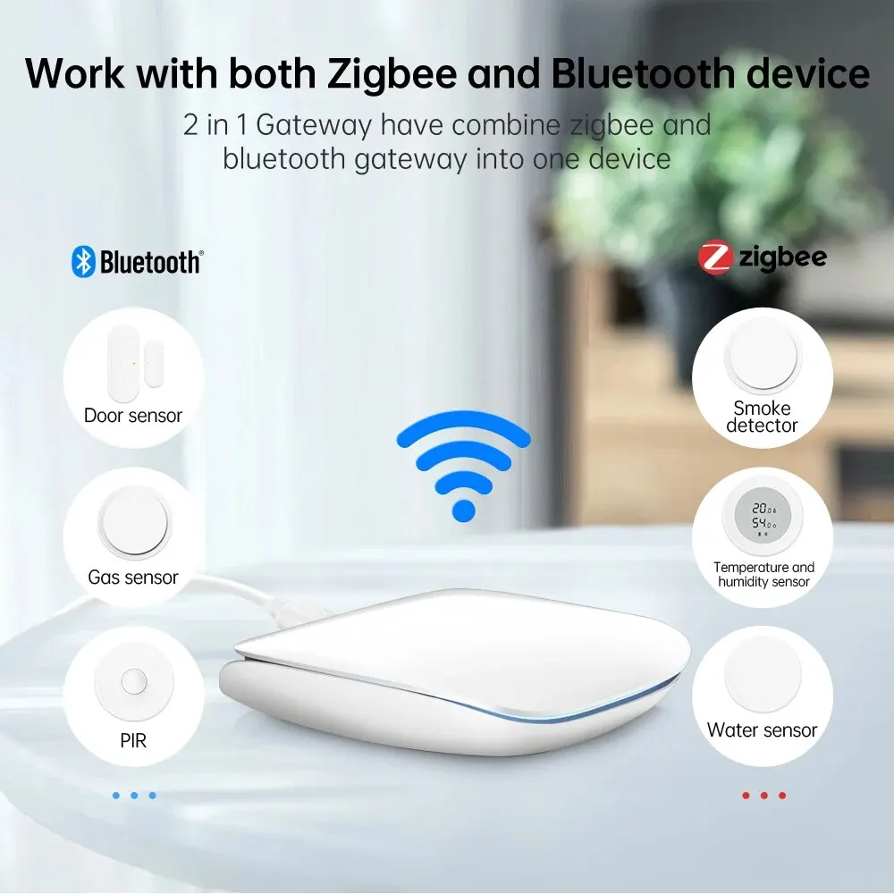 AVATTO Tuya ZigBee3.0/BLE Dual Mode Smart Hub Gateway GW16