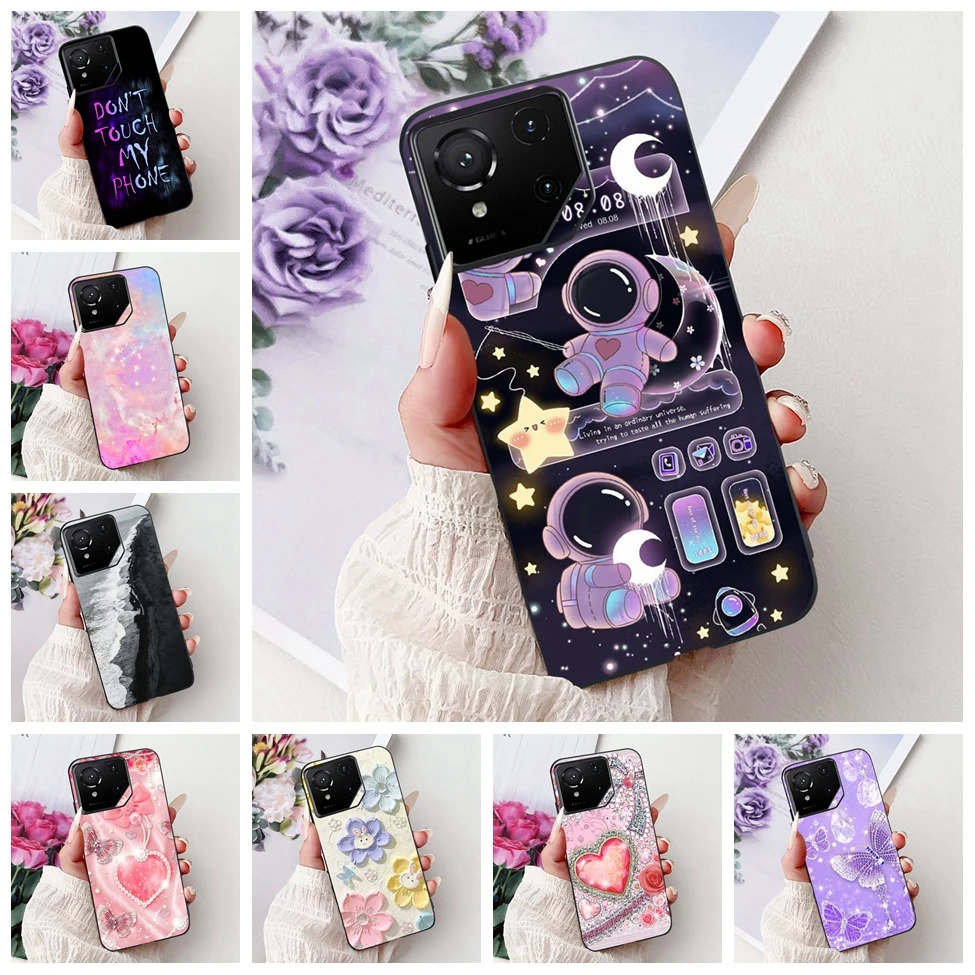 Luxury Cute Cat Silicone Shockproof Bumper Back Cover - Stylish Painted Design