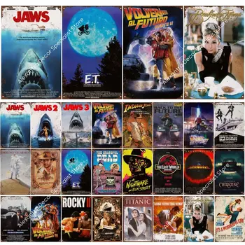 Vintage Classic Film Movie Metal Sign targa Retro Tin Poster per Man Cave Bedroom Cinema Wall Decor Perfect Home Decoration 1