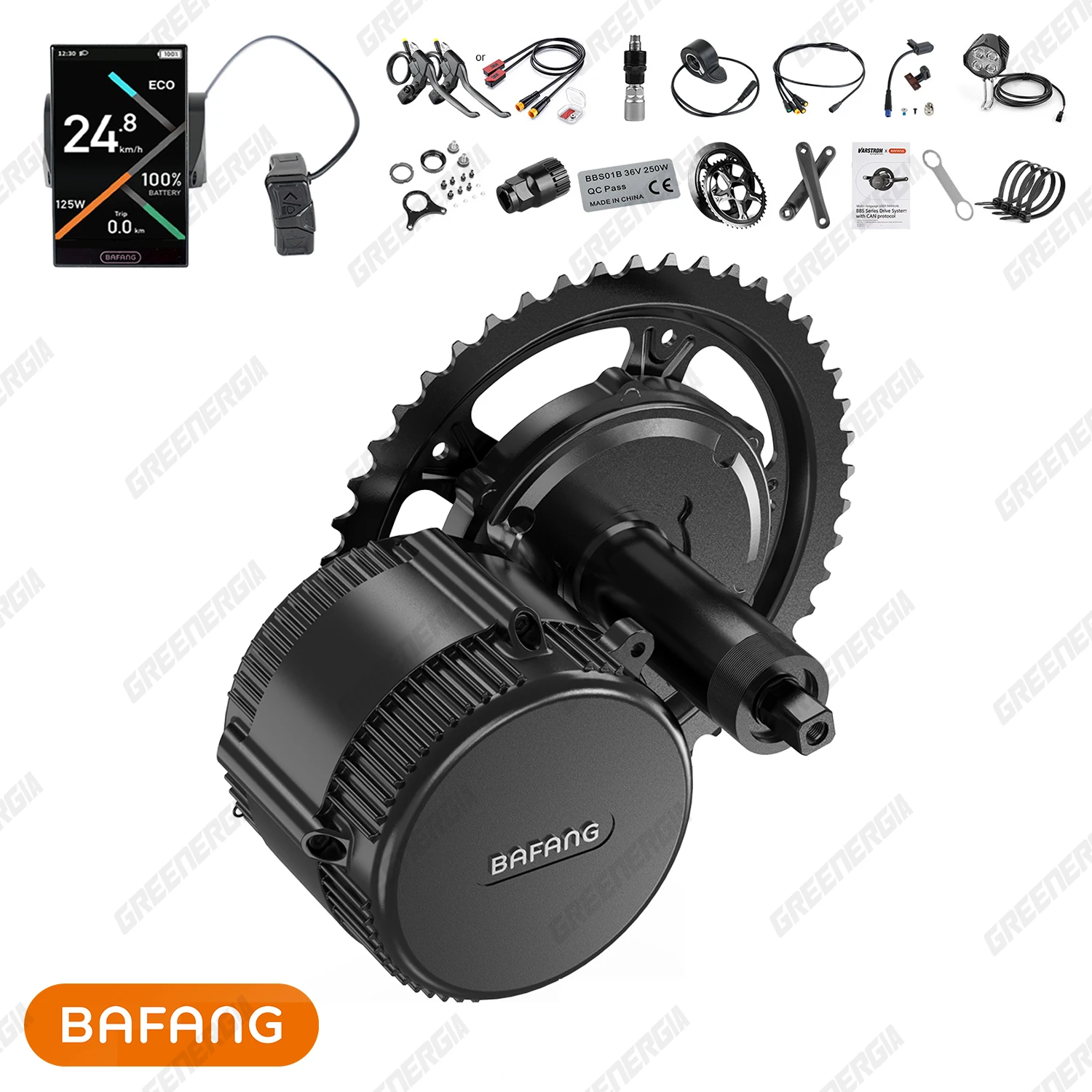 Bafang モーターキット 48V750w Bafang 750w 48v kit complet Mid Drive Motor 8fun BBS02 Bicycle