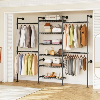 Wall Mounted Industrial Closet Rack 1