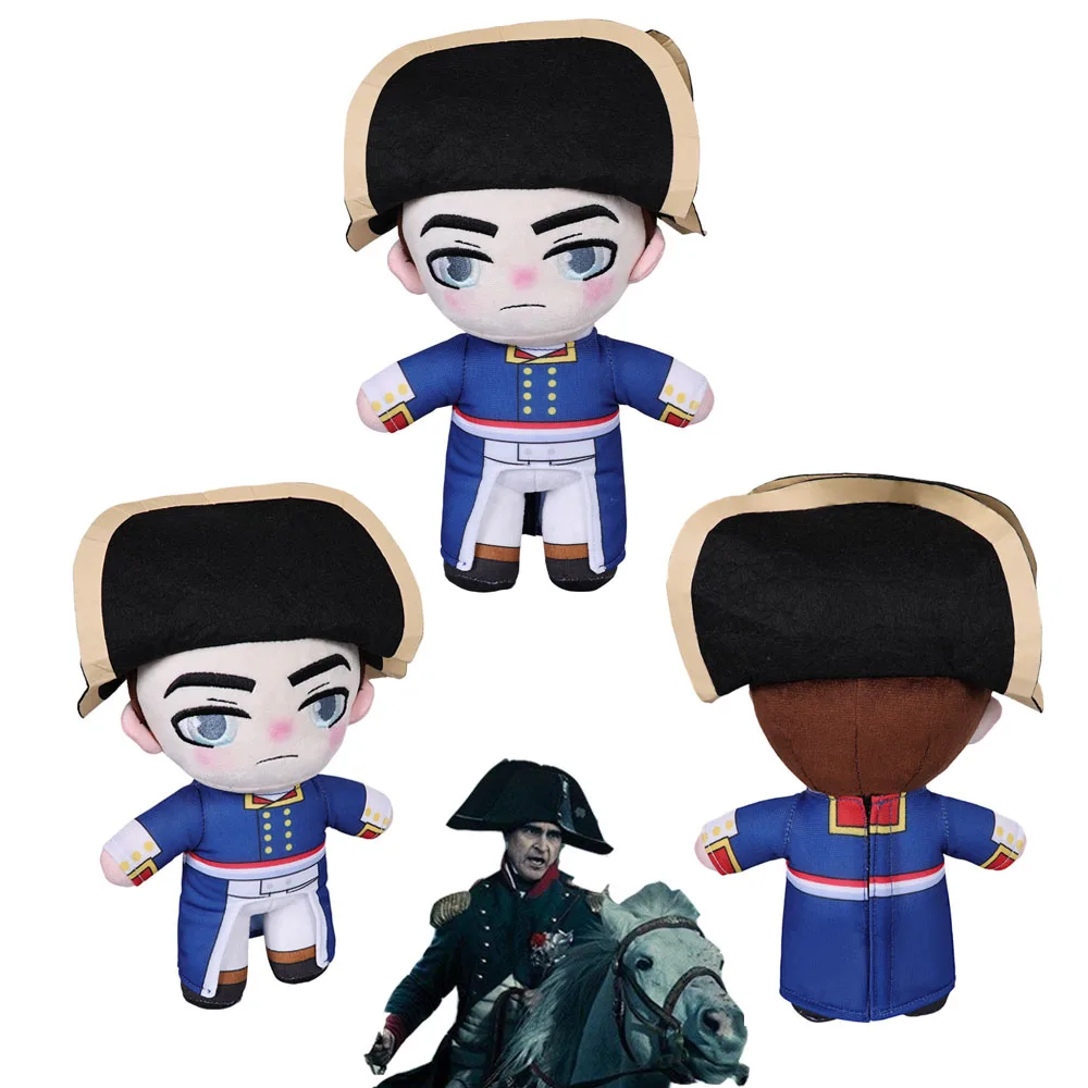 

25CM Cartoon Napoleon Plush Movie Medieval Military Cosplay Props Kid Xmas Birthday Gifts Fantasy Halloween Carnival Party Decor