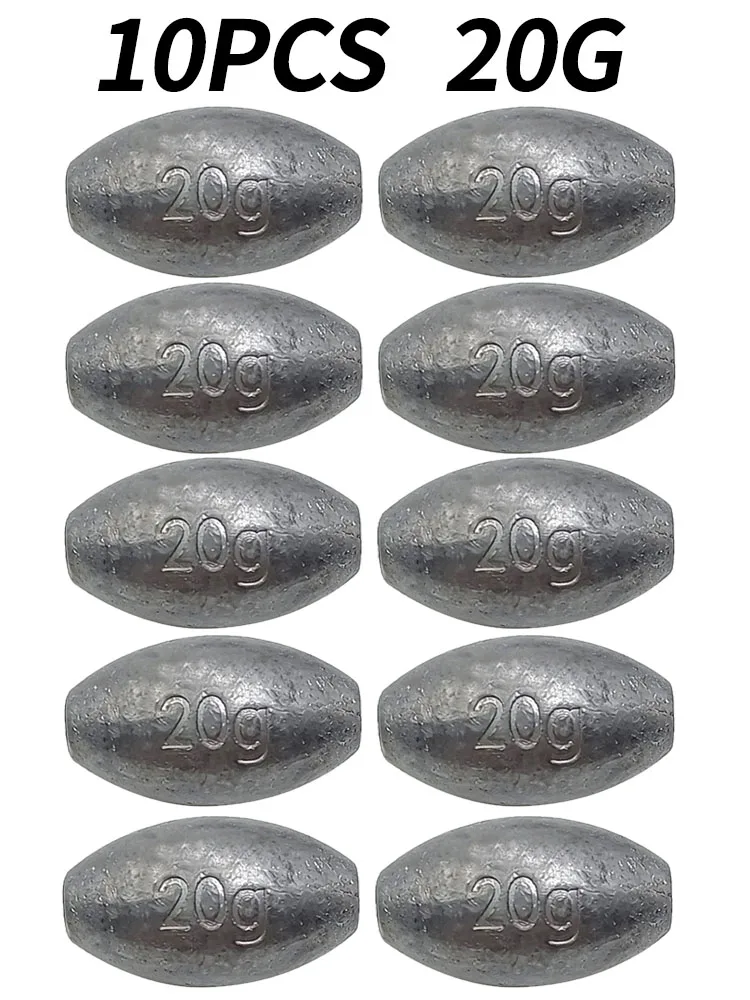Fishing Gear Lead Sinkers Bulk Fishing Weights Bullet Lead Worm