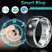 NFC Smart Finger Ring Women Man Intelligent Wear Connect Android Phone Equipment Fashion RhinestoneTitanium Steel Rings - Image 5