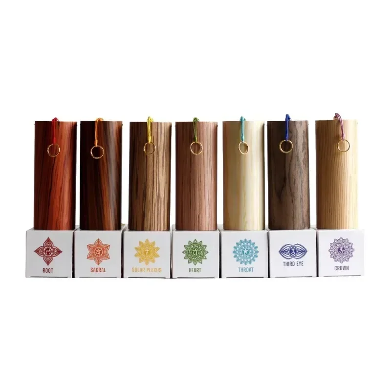 Meditation Wood Wind Chimes Landscape Sound Bell Wall Mounted Relax Chord Wind Chime Musical Instruments Sounds Accessories meditation chimes