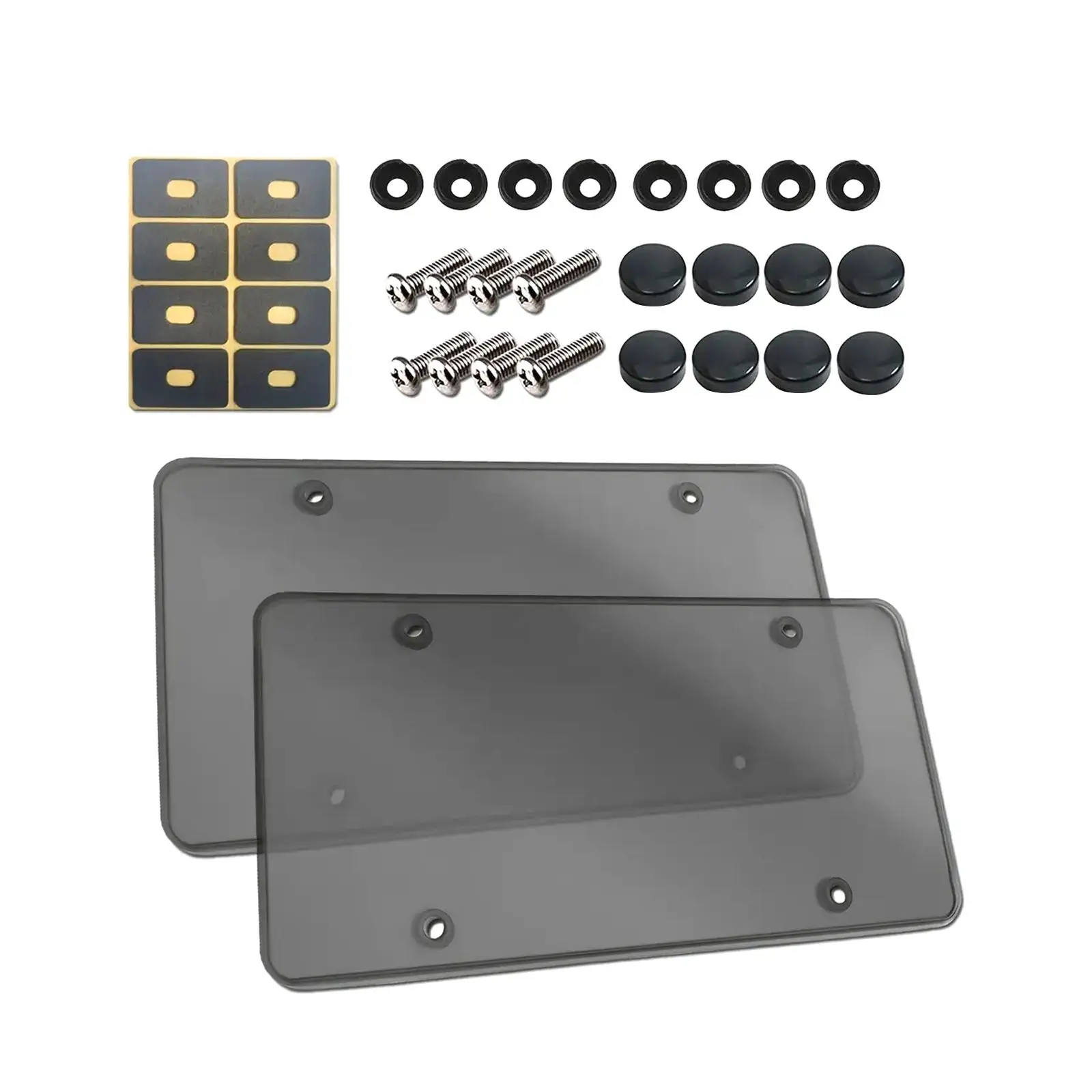 

2 шт., универсальные защитные детали для номерного знака для грузовиков