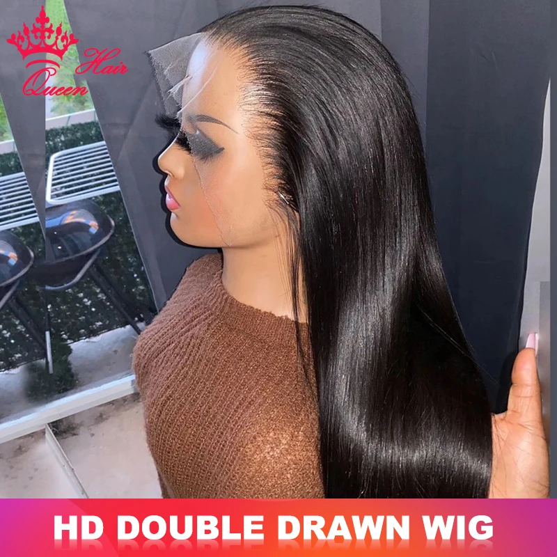 Queen Hair HD Lace Double Drawn Wig