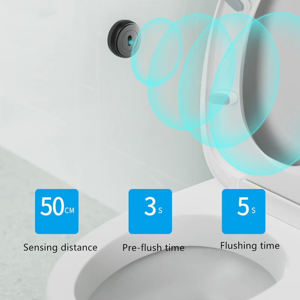 Toilet Automatic Flushing Sensor Household Defecation Sensor Flusher