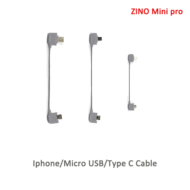 Hubsan Zino Mini Pro Cavo Di Trasmissione Dati Accessorio Originale Iphone/Micro Usb/Tipo C Cavo Di Ricambio