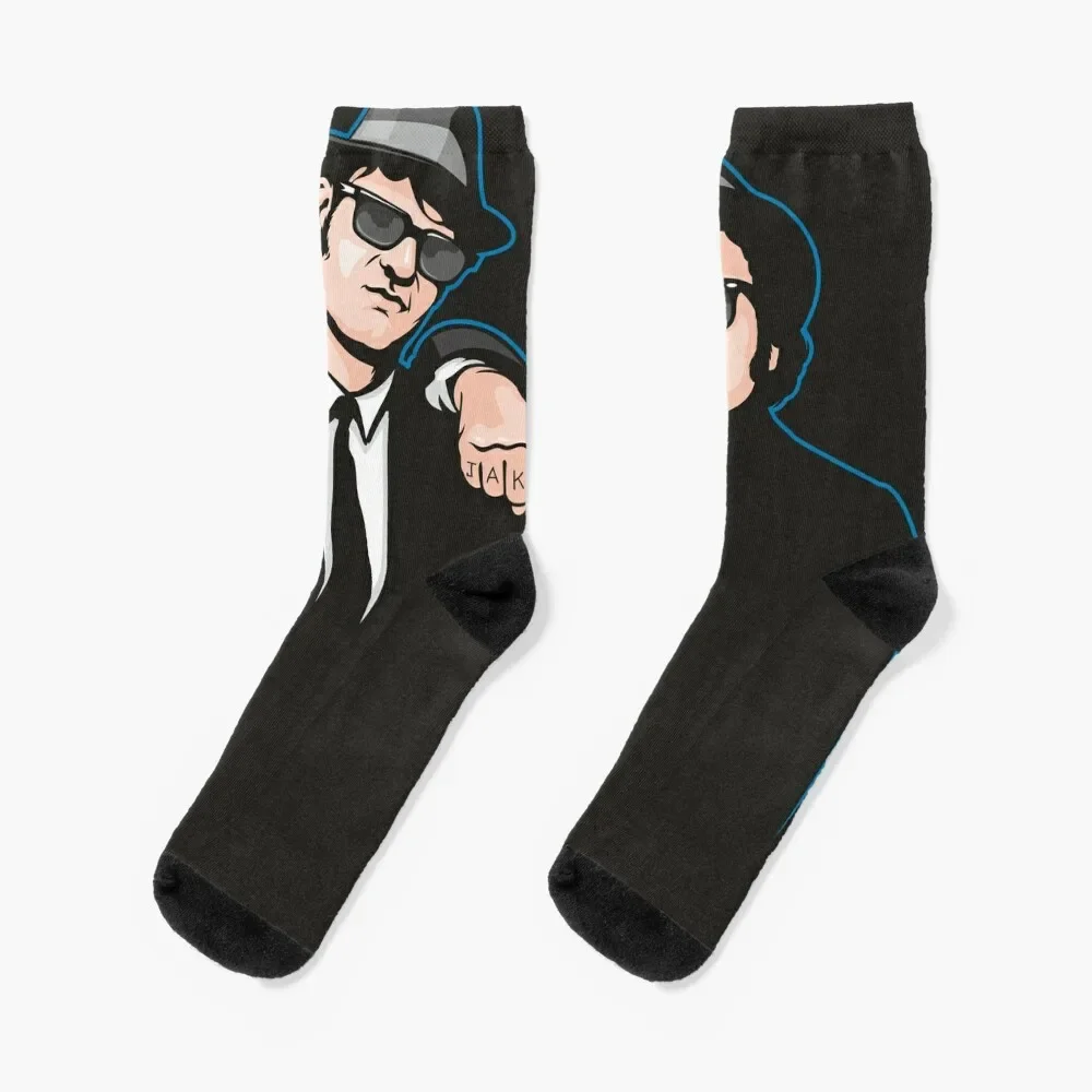 

The Blues Brothers Socks hiking hockey Wholesale Socks Female Men's