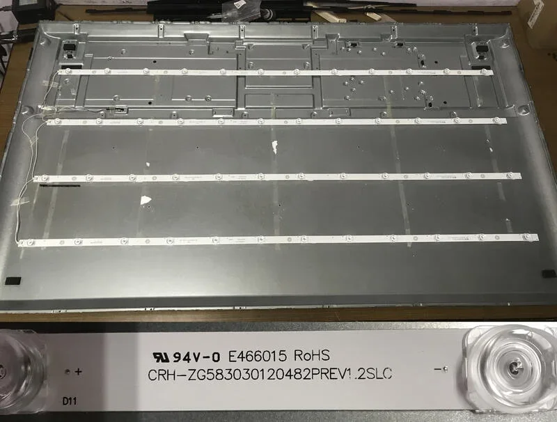 LED Ʈ Ʈ, CHIQ U58G5500 U58G7N SL581MU 58D2P 58F8 58DP600 LB-C580U18-EF8-C-G01 CRH-ZG583030120482PREV1.2, 12LED