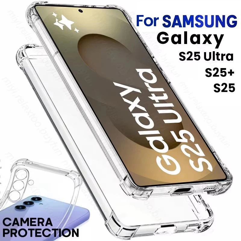 Clear Crystal Shockproof TPU Soft Cover