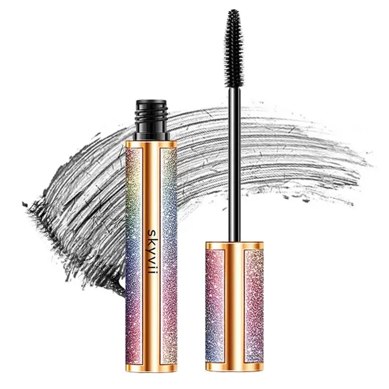 

Lengthening Mascara Black 4D Water Resistant Mascara Fade-Proof Liquid Lash Extensions 10ml Full Length And Volume No Clump Or