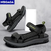 Classic Men Sandals Summer Open-Toe Leisure Beach Holiday Shoes Outdoor Lightweight Comfortable Walking Sandails