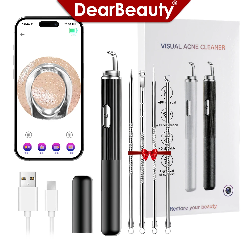 Electric Blackhead Remover Pore Cleaner with HD Camera