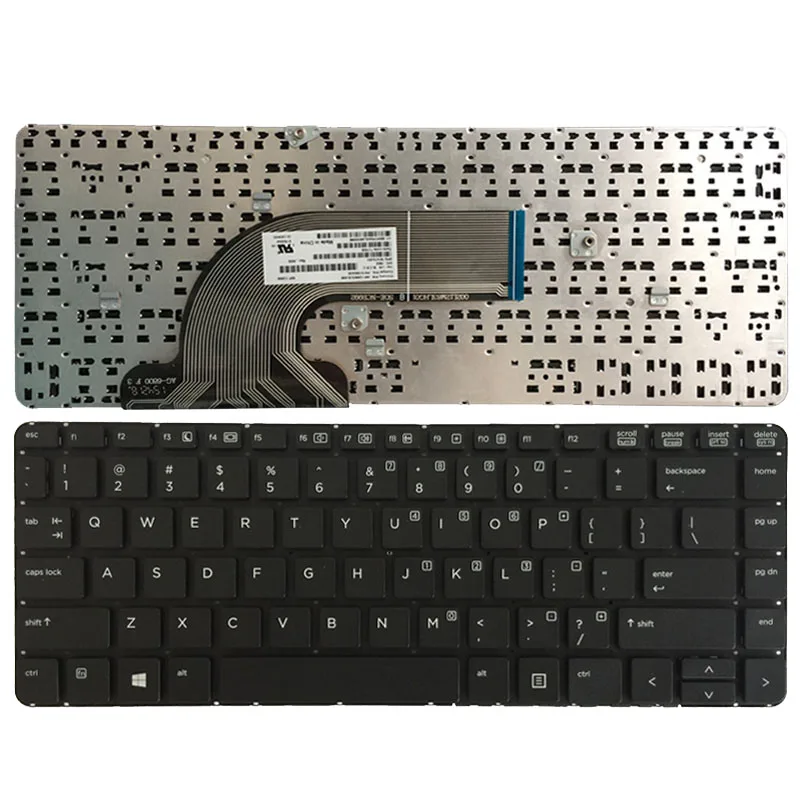 

Новая английская черная клавиатура для ноутбука HP ProBook 440 445 G1 без рамки