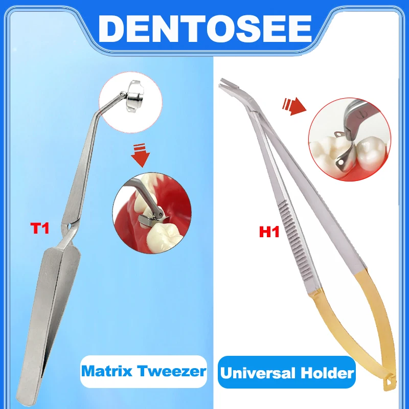 Pince de support de matrice de dentiste chirurgical, bandes de Matrices métalliques de saillie, pince de Placement pour outils de remplissage de Matrices 1