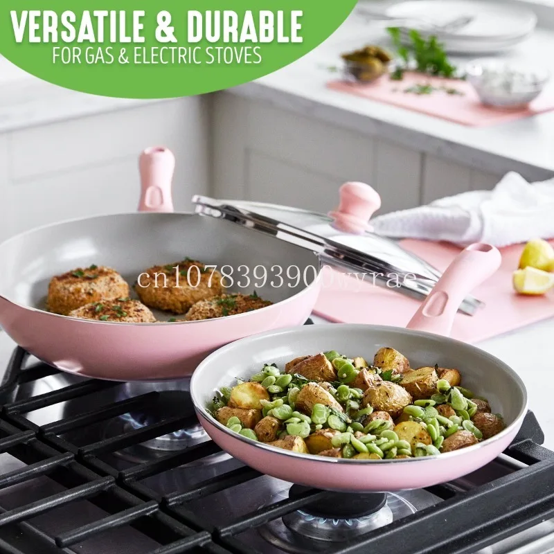 Frying Pan Set Non Stick Frying Pans 8+9.5+11 Nonstick Skillet Set  Omelette Pans Fry Pan Set With Bakelite Handle - AliExpress