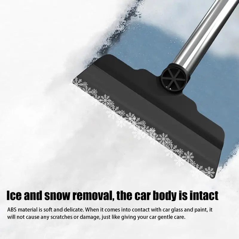 Ice Scraper Snow Brush Snow Removal & Frost Remover Compact Ice Scraper Frost Removal Tool Windshield