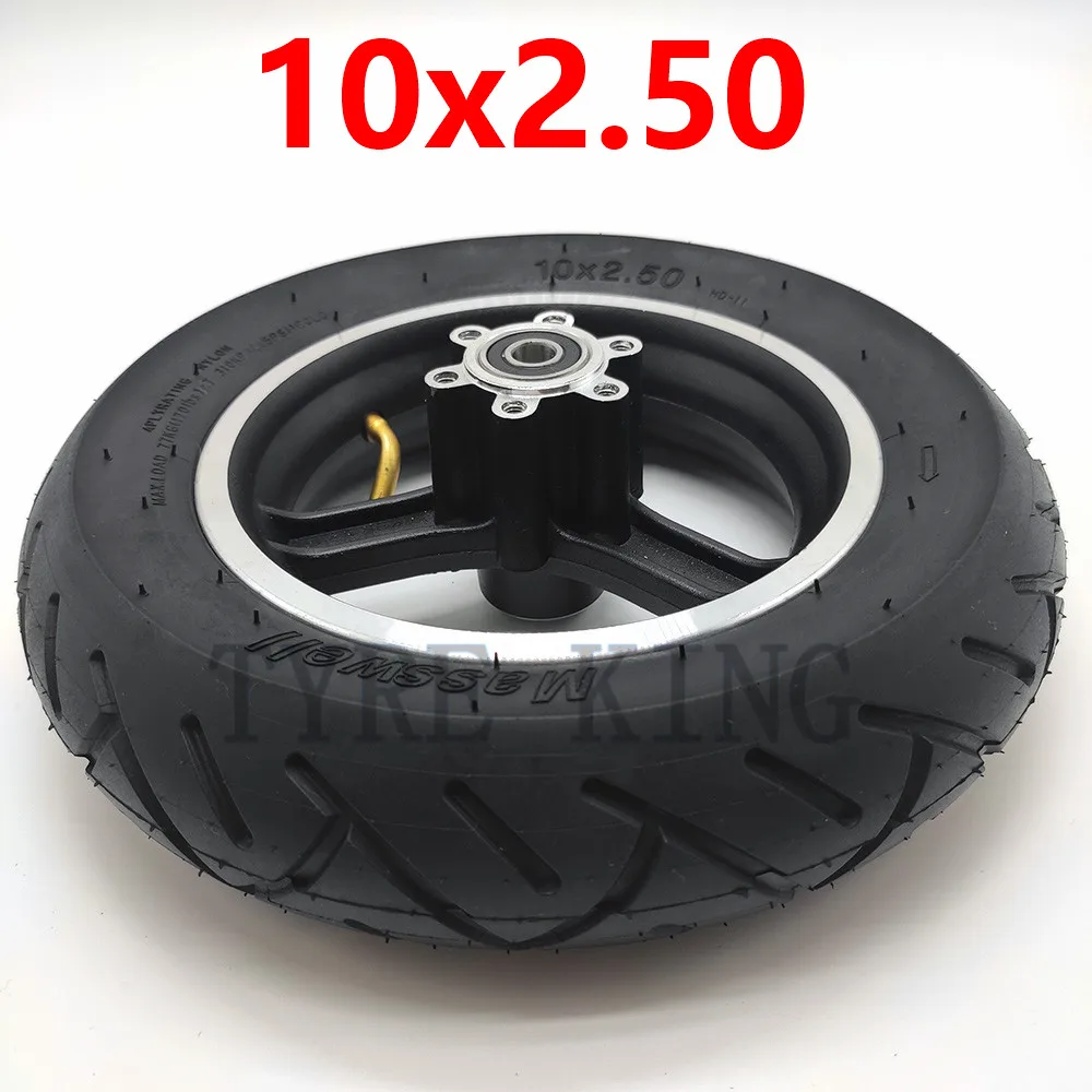 10 Inch 10x2.50 Wheel Tire 10*2.50 Inner Outer Tyre with Alloy Rim electric scooter tire for SPEEDWAY Electric Scooter Accessories
