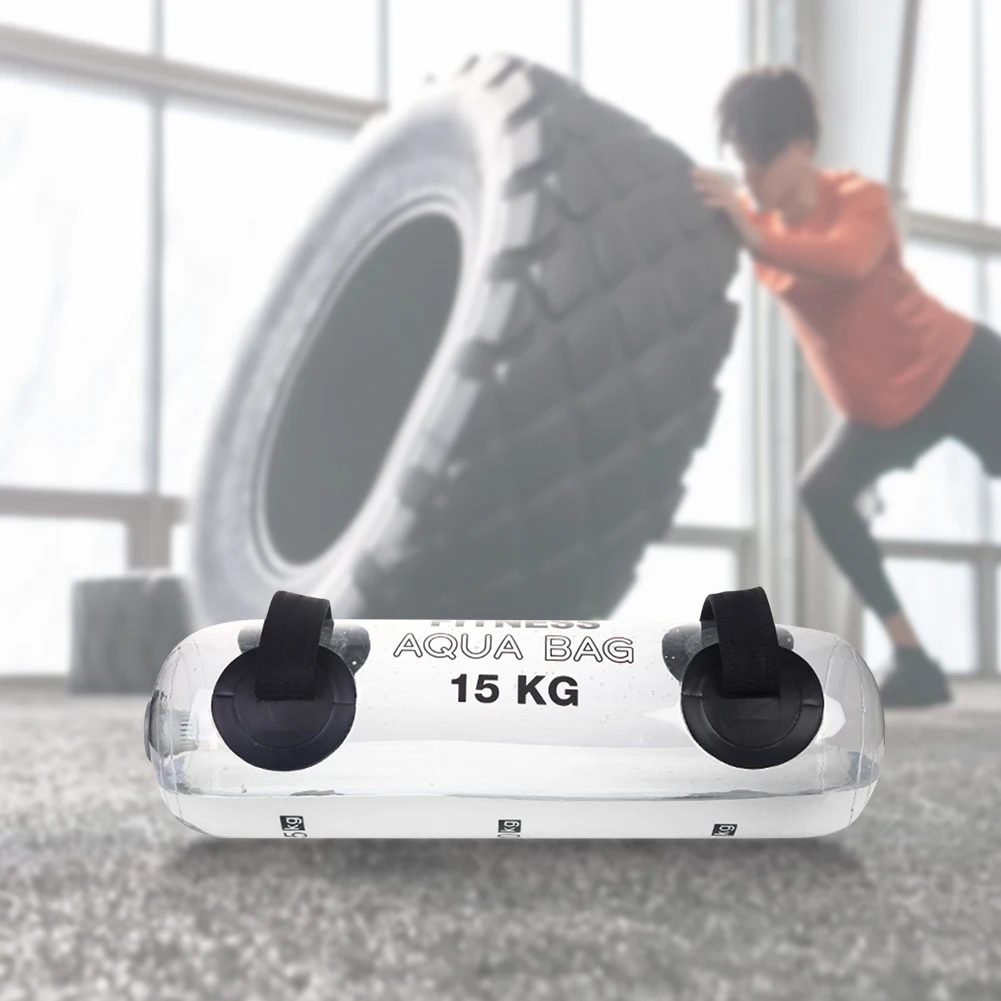 Fitness Aqua Bag Water Weight Bag Exercise Tool Water Power Weighted Workout Equipment for Weightlifting Crossfit