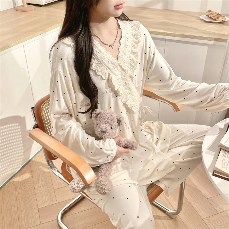 Strawberry Maternity Nightwear Modal Pregnancy Postnatal Sleepwear Breastfeeding Pajamas Nursing Maternity Nightgown 6 Strawberry Maternity Nightwear Modal Pregnancy Postnatal Sleepwear Breastfeeding Pajamas Nursing Maternity Nightgown - Image 6