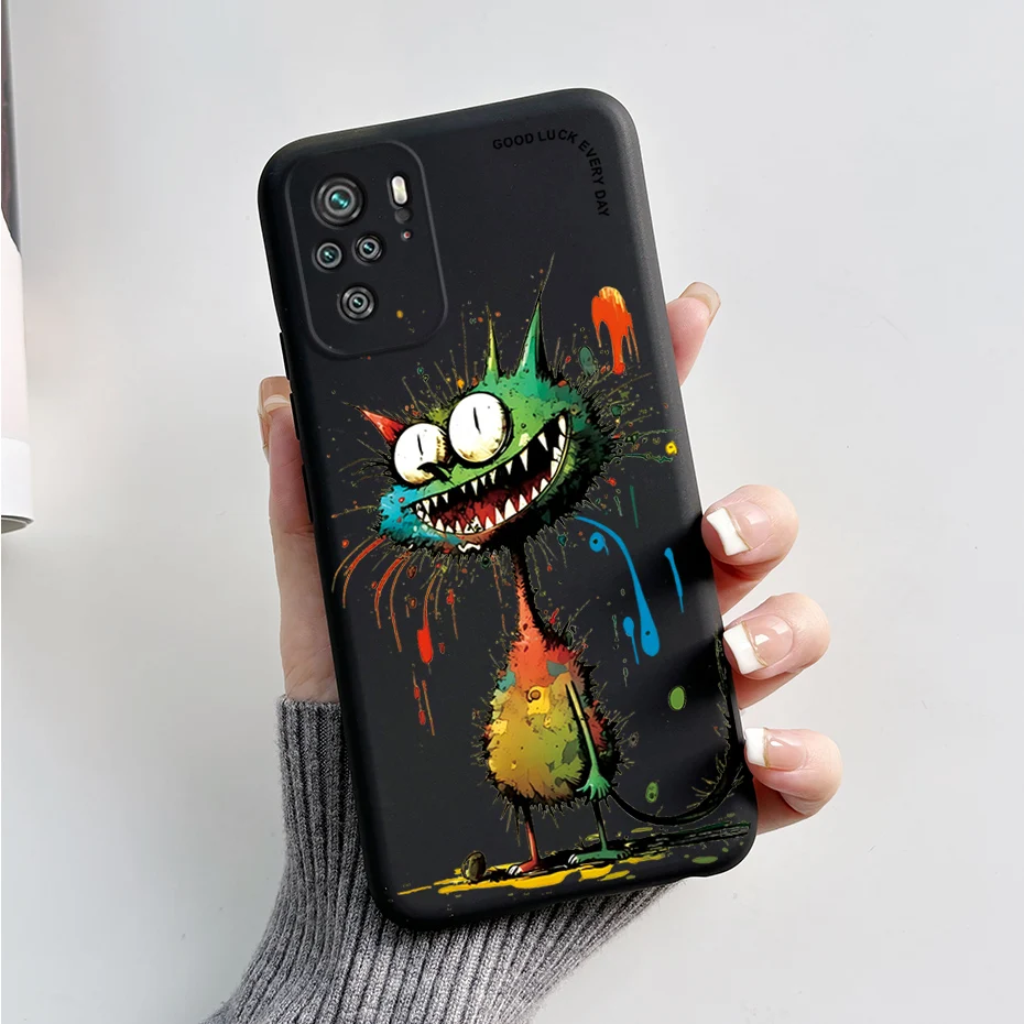 Adorable Panda & Dog Silicone Soft Cover for Xiaomi Redmi Note 10 Series