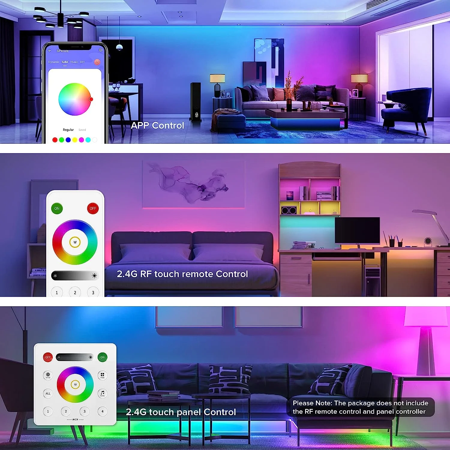 Enhanced Dream Color LED Controller with Bluetooth App Control