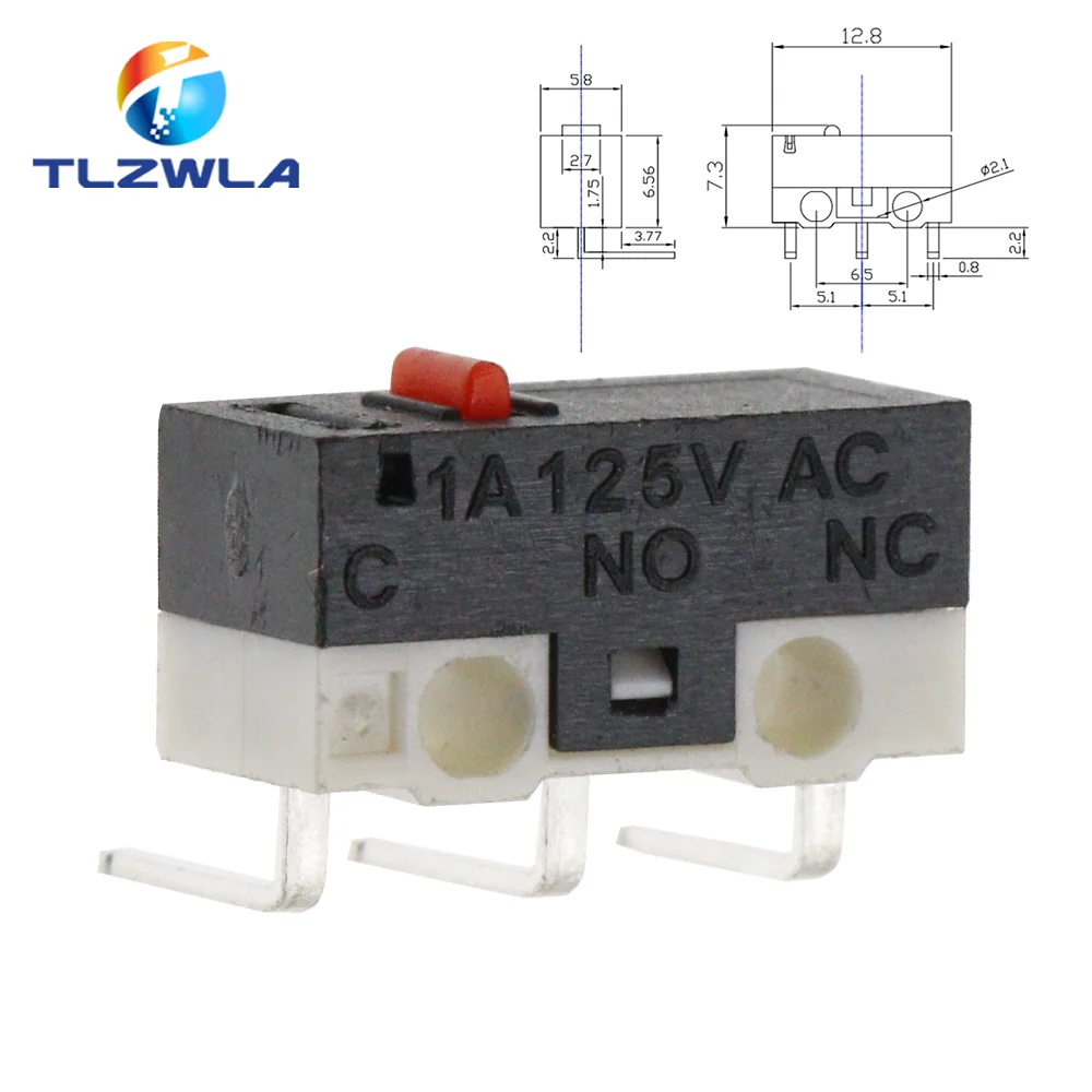 20 Micro Interruttori Finecorsa | Leva Dritta 3PIN, 125V 1A | Per Elettronica, Apparecchiature E Progetti DIY - Foto 3