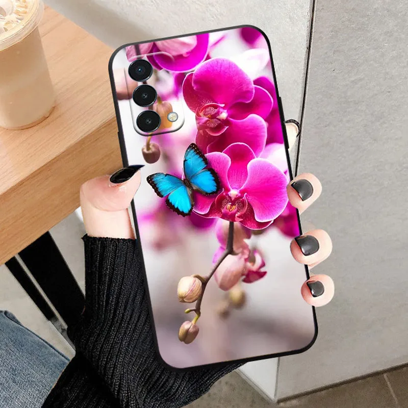 Soft Black Painted Silicone Phone Back Cover Case