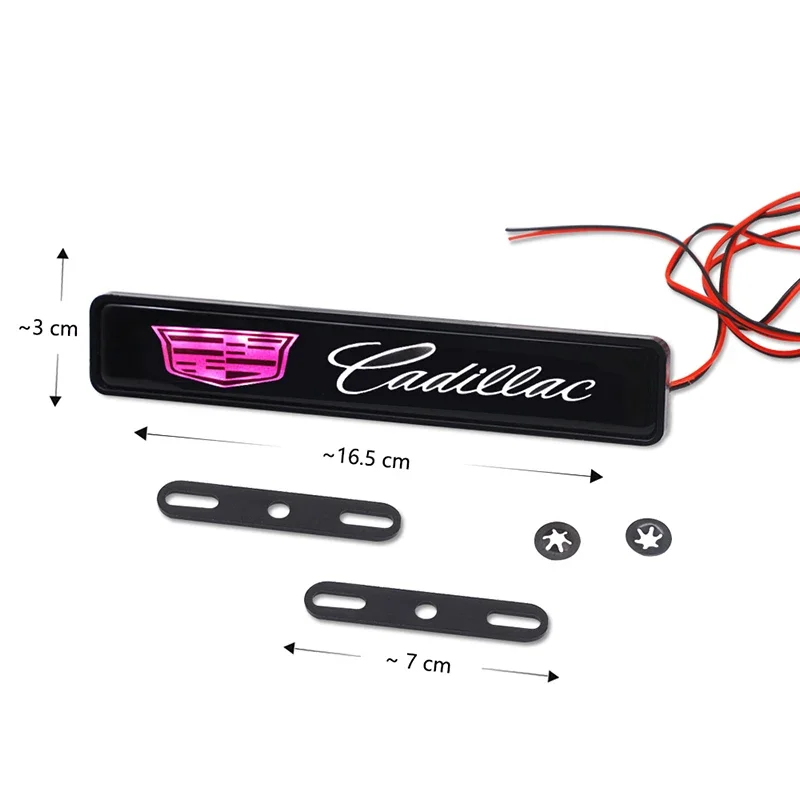 Waterbestendig acryl LED logo voor Cadillac grille