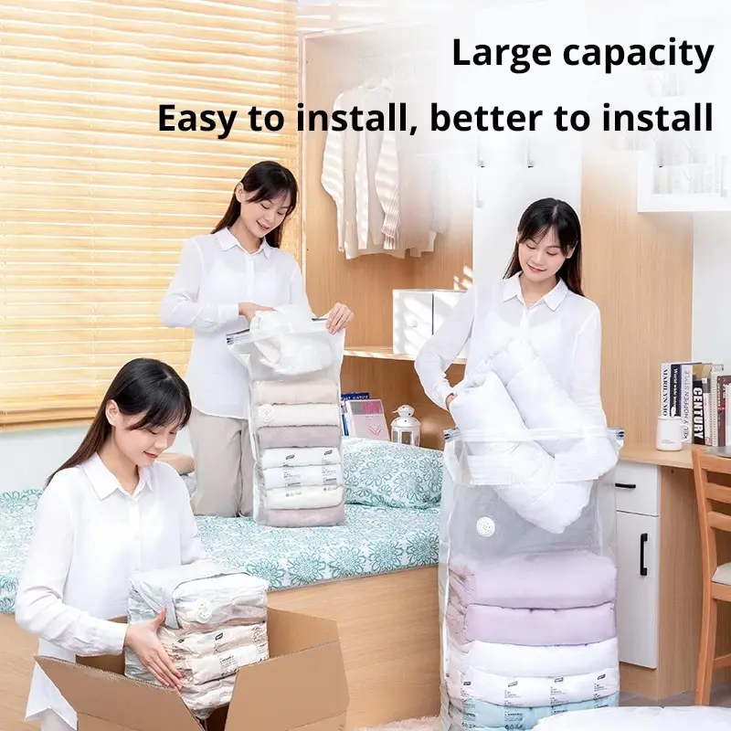 1pc Vacuum Storage Bag For Space Saving, Perfect For Comforters