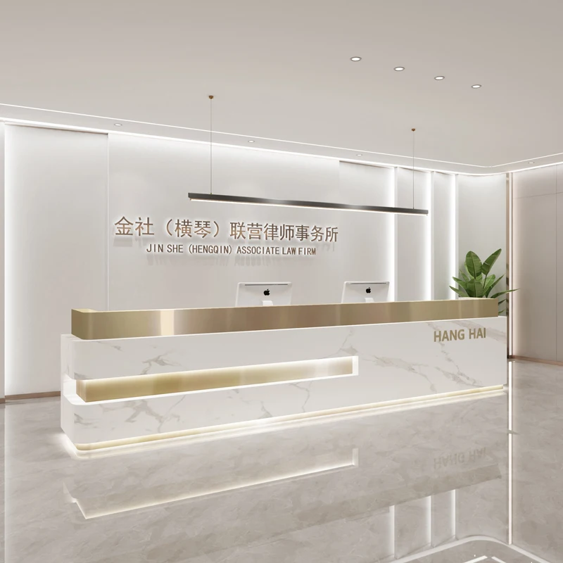 Check Out Reception Desk Counte Supermarket Barbershop Stainless Steel Reception Desk Modern Recepcion Mostrador Bar Furniture stainless steel multi channel aquarium co2 separator distributor check valve fish tank co2 generator co2 regulator accessories