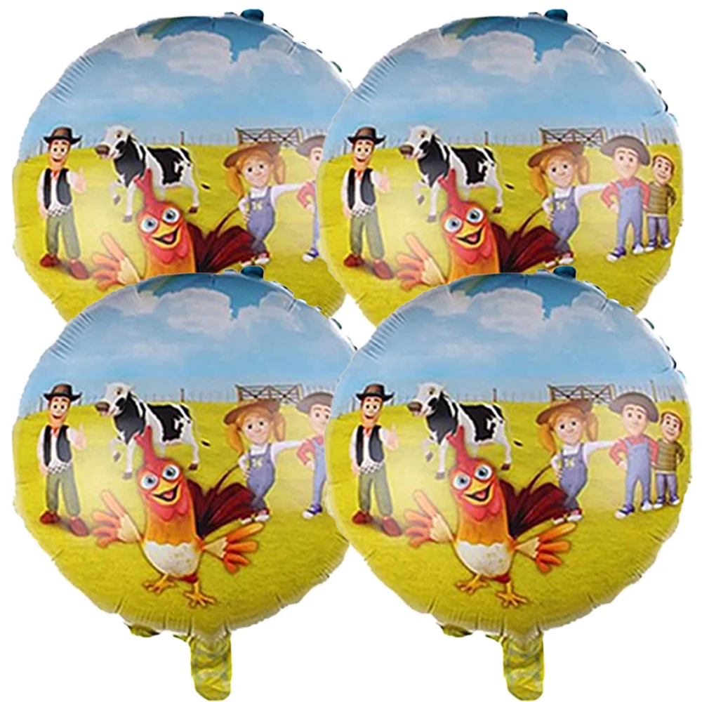 

50Pcs Farm Animals Party Decorations Foil Balloons Kids Birthday Baby Shower Farm Animals Theme Party Decorations 18Inch