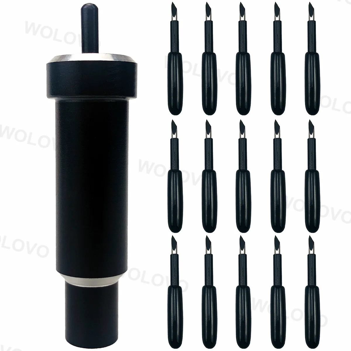 Taglierina In Vinile Con Lama A Punta Profonda Da 15 Pezzi Per Cricut Maker 3/Cricut Explore 3/Explore Air E 1Pc Holder