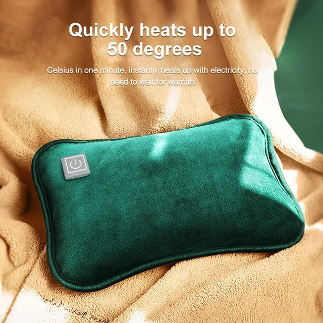 Graphén Elektromos Hő Kézmelegítő Újratölthető Hőcsomag Állítható 3 Sebességváltó Forró Vízzsák Újrafelhasználható Biztonság A Nők Számára - Image 2