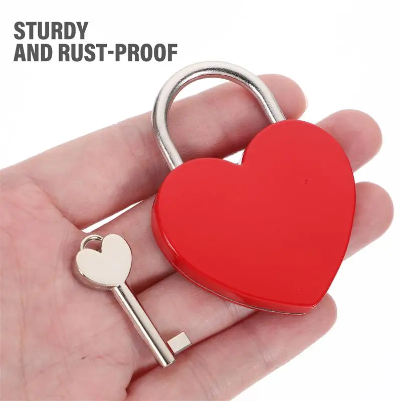 1/3 pezzi Nuovo lucchetto a forma di cuore a combinazione per