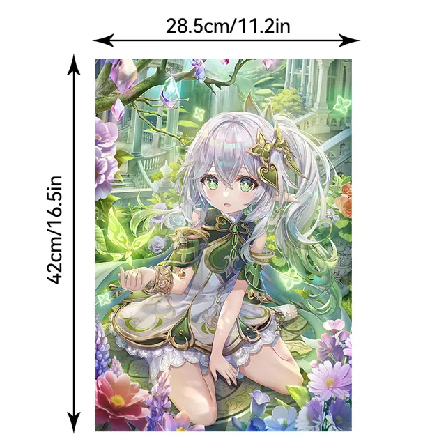 Personagem de Anime do Genshin Impact Set, pôsteres de jogos quentes,  Nahida, Pintura de Parede, Home Decor, adesivos impermeáveis - AliExpress