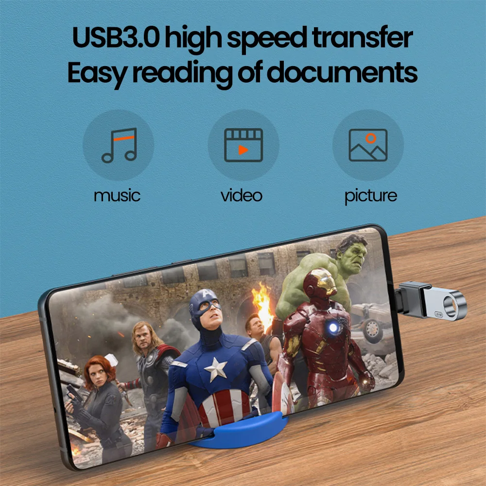 USB3.0 OTG 어댑터 유형-C 남성-USB 여성 90D 엘보우 데이터 전송 커넥터(휴대폰용) 태블릿 노트북 컴퓨터 액세서리