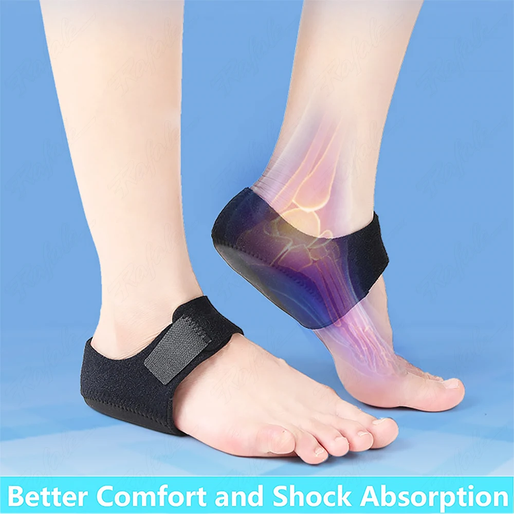 VTHRA Tendonitis Foot Fatigue Relieve Heel Protectors Heel Pain Cushion Arch Inserts Shock Absorption Pads Foot Care Insoles shoe insoles,heel protector pads