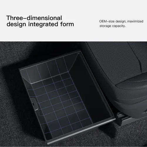 YZ For Tesla Model Y Juniper 2025+ YL  Under Seat Storage Box Car Interior Accessories Drawer Type Organizer Storage Lower Box - Image 5