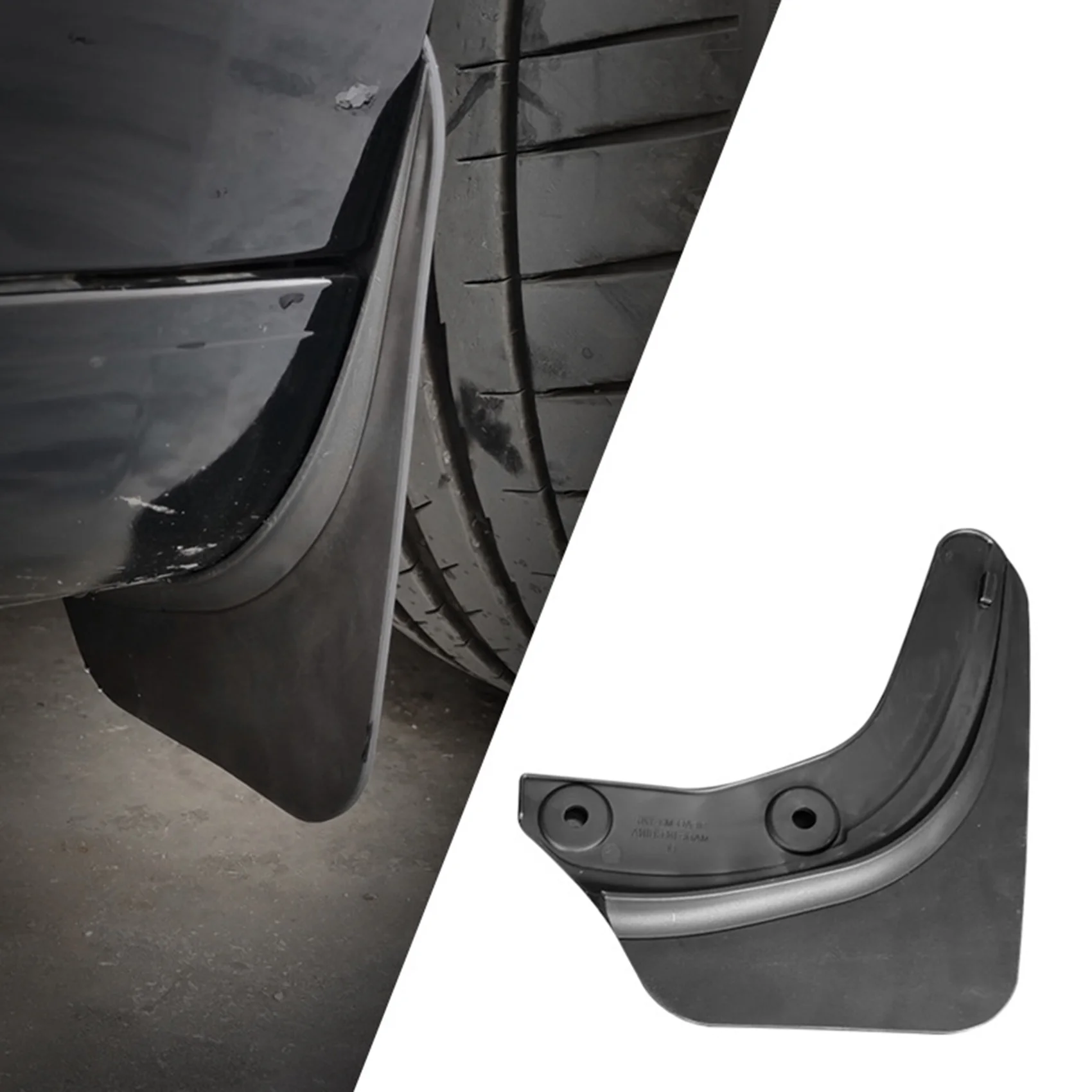 

Mud Flaps For Tesla Model 3 2017-2021 Accessories Guard Fender Front Rear Wheel Mudguard